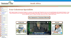 Desktop Screenshot of immunetreesa.co.za